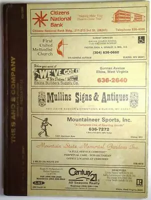 Elkins West Virginia City Directory 1993 (Randolph County WV) R.L. Polk & Co. • $19.95