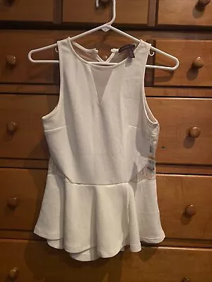 Material Girl Dress White New York City Egret NWT WOMANS S (z4) • $22.39