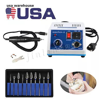 Dental Lab Marathon N3 Micro Motor Polishing Micromotor 35K RPM Handpiece /Burs • $15.50