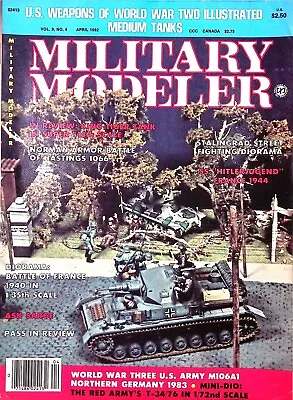 Military Modeler Magazine April 1982 Battle Of France 1940 Diorama • $15.99