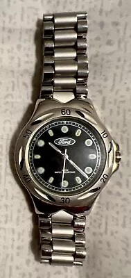 VTG Ford Motor Company Watch Glow In The Dark Hours F120M Needs Battery AS IS • $19.99