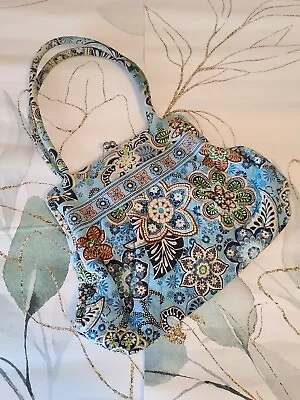 Vera Bradley Blue Flowers Kisslock Shoulder Bag • $14.99