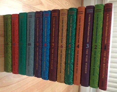 £36 • Buy A Series Of Unfortunate Events Books | Full Set 1-13 Hardbacks | Lemony Snicket
