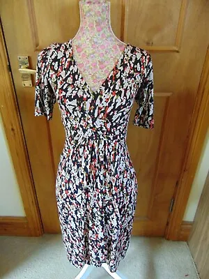 £7 • Buy Monsoon Dress Short Sleeve Casual Dress Knee Length Dress Size 8 Used