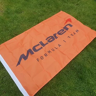 McLAREN F1 Formula 1 Flag Large 5x3 (150x90cm) Lando Norris Piastri Gift Mancave • £17.99