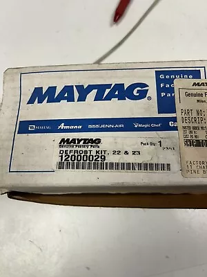 Whirlpool Maytag Refrigerator Defrost Heater + Thermostat Kit 12000029 • $30