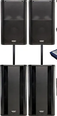 1 Pair Of QSC K12 And 1 Pair Of QSC KSUB Active PA Speakers - Very Good Conditio • £2800