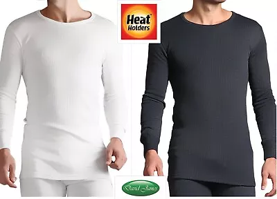 Mens Heat Holders Classic Thermal Underwear Long Sleeve Sleeve Vest • £19.99