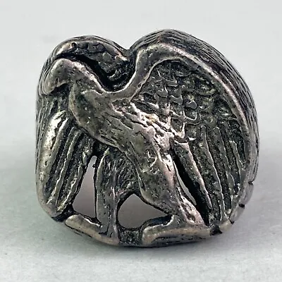 Biker Ring - Walking Eagle Size 9.75 Vintage Gordon & Smith (G&S) 1984 Men's • $24.99