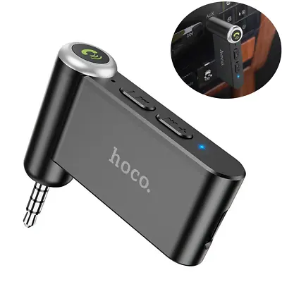 Wireless Bluetooth Receiver Car Adapter Hands-free For Music Audio AUX Headphone • $24.29