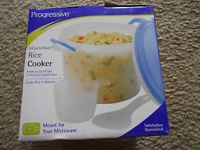 NEW Progressive MiracleWare Rice Cooker Microwave • $7