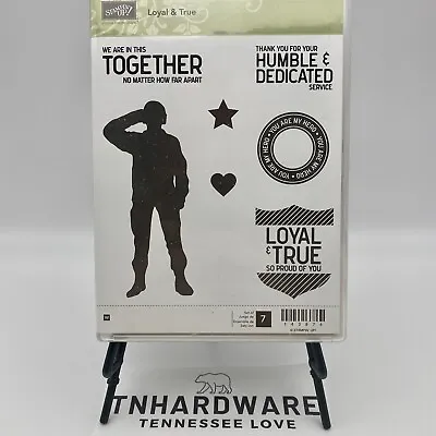 Stampin Up LOYAL & TRUE - Military - We Are In This Together *RETIRED* Mounted • $51.03