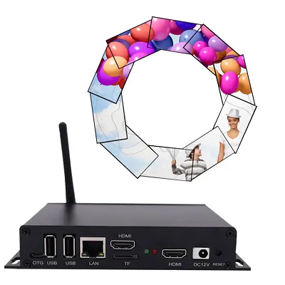 New Irregular LCD Joint Screen Media Player Box Support WLAN Wifi Network Box • $227.99