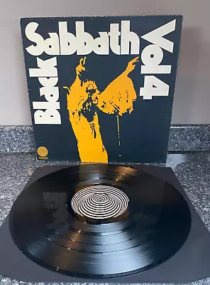 Rare Lp Vinyl Album Black Sabbath Vol.4 Uk 1st Press Verigo Swirl Label Ex/ex • $248.90