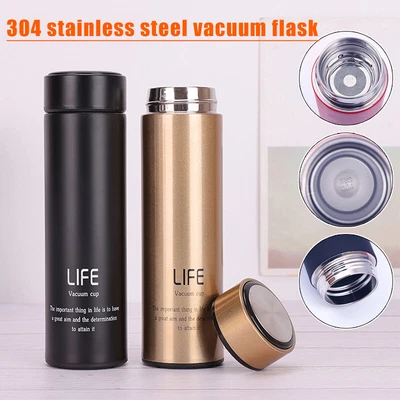 $18.99 • Buy Stainless Steel Thermal Water Bottle Vacuum Flask Insulated Thermos Water Bottle