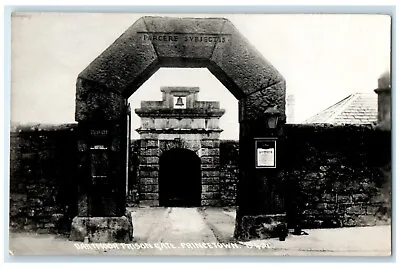 C1910's Dartmoor Prison Gate Entrance Princetown England UK RPPC Photo Postcard • £28.87