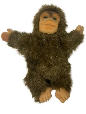 Vintage 1994 14  Hosung Monkey Hand Puppet Chimp Stuffed Plush Animal Toy Doll • $19.99