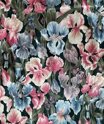 Independence Vintage Easter Orchid Blue Pink Quilt Cotton Half Yard X 42  • $2.50