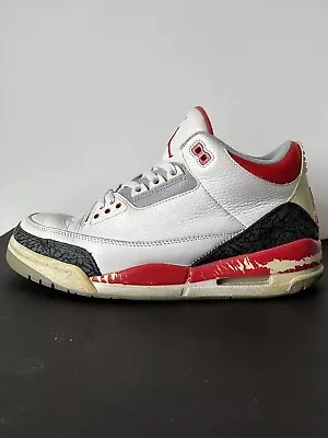 Air Jordan 3 Retro - Fire Red - Size 9.5US • $80