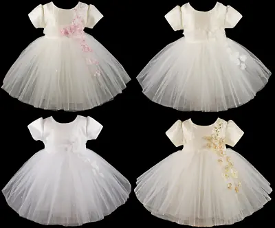 Baby Girl Dress Christening Bridesmaid Party Ceremony  • £15