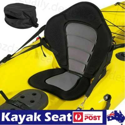 $40.99 • Buy Adjustable Canoe Kayak Seat Padded With Detachable BackPack Bag Backrest Oxford