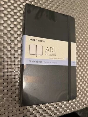 NEW Classic Notebooks Moleskine Art Plus Sketchbook Large Plain Black Hard • $18.99