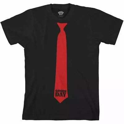 Green Day Tie Black T-Shirt NEW OFFICIAL • £15.19