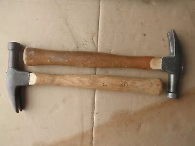 2 Vintage Odd Long Nose Hammers Electrician • $24