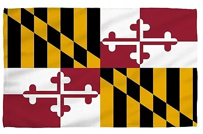 Maryland Flag Microfiber Towel • $9.99