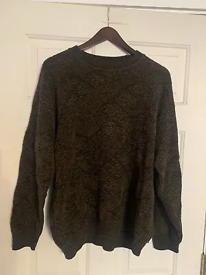 MONDO DI MARCO ITALY Wool Blend Brown  Crewneck Pullover Sweater M/50 • $17.99