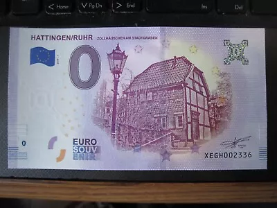 Germany Commemorative 0 Euro Souvenir Banknote - HATTINGEN / RUHR - Uncirculated • £9.64