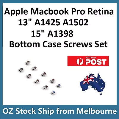 Apple MacBook Pro 13  15  Retina A1398 A1425 A1502 Bottom Case Screws Set • $3.28