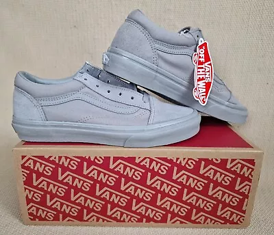 Vans Old Skool Women's Canvas Mono Drizzle Trainers Sneakers UK 5 Brand New Box • £39.95