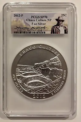 2012-P Five Ounce 5oz America The Beautiful ATB Chaco NM SP70 FS Roosevelt Label • $300