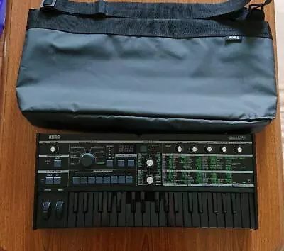 KORG MicroKORG XL BKBK Limited Edition All Black Synthesizer With Soft Case JPN • $675.43