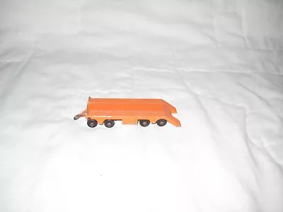 1960 Matchbox #16 Super Atlantic Transporter Trailer Orange W Orange Tow & BPW • $14.99