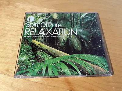 Spirit Of Pure Relaxation CD - Ambient Vibes / Rainforest CD TWO Good Used • £2.99