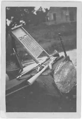 Photo Of Folk Musical InstrumentsHomemade HornsDrumWashboard1934-1950 • $9.99