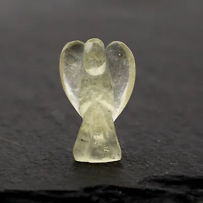 1.95g LIBYAN DESERT GLASS Genuine Tektite Handmade ANGEL Carving #LDG98 • £65.82