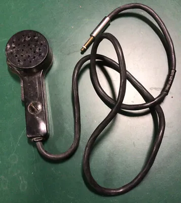 £34.99 • Buy WW2 Military Microphone Handset, Black Bakerlite Press To Talk, Radio Equipment
