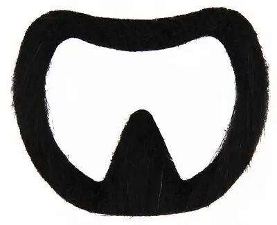 False Fake Goatee Beard Black Moustache Stick On Facial Hair Walter White Ali G • £4.15