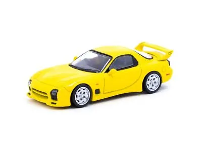 1:64 Mazda RX-7 (FD3S) Mazdaspeed A-Spec -- Yellow Mica -- Tarmac Works • $29.99