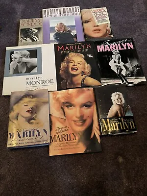 Lot Of 9 Collection Of Marilyn Monroe Books Hard Cover Very Good Condition • $49.99