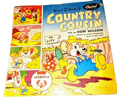 1952 Children's 78 With Picture Sleeve Walt Disney's Don Wilson Country Cousin • $7.99