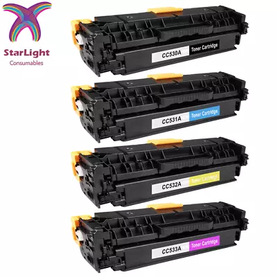 4 Toner Cartridge Compatible With HP CM2320 2320DN 2320FXI 2320N 2320NF • £36.09