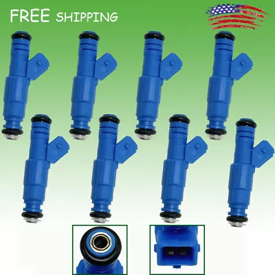 SET 8 28lb Fuel Injectors For Mustang Camaro Corvette LS1 LT1 LS6 EV1 300cc V8 • $47.48