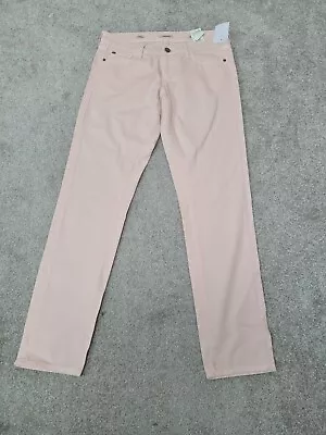 Miss Sixty Soul Skinny Jeans Size 12 UK Light Pink Canvas Low Rise  • £9.99