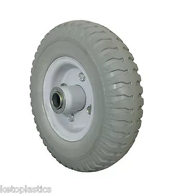 2.50 - 4 Puncture Proof Sack Truck Jockey GREY Wheel Trolley Cart 20mm BORE • £12.95