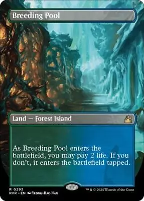 MTG Breeding Pool (Borderless) Near Mint Foil Ravnica Remastered • $22.99