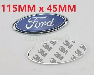 115MM X 45MM RS BLUE OVAL FORD ESCORT MK2 BADGE CORTINA FIESTA TRANSIT CAPRI • $18.18